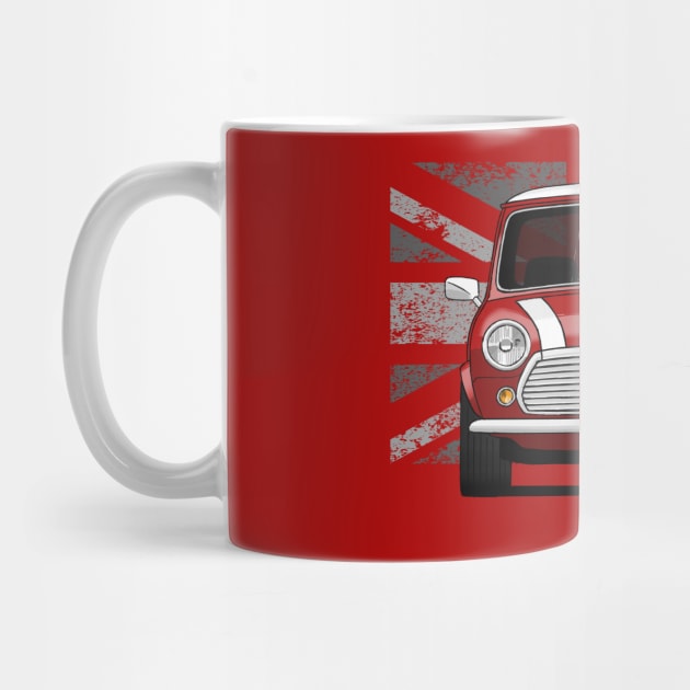 The coolest british car ever with Union Jack background by jaagdesign